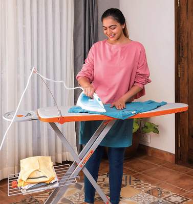 Bathla X-Pres Ace - Large Foldable Ironing Board for Home