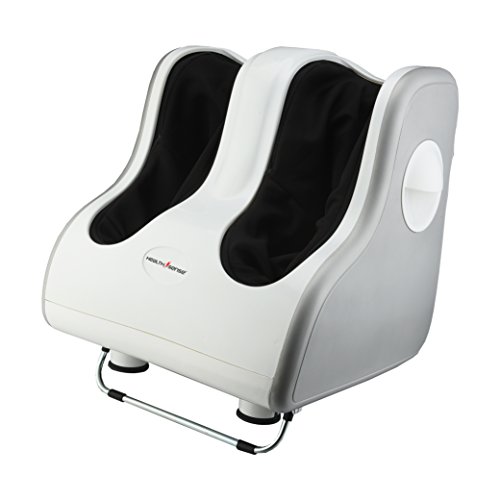 HealthSense LM 350 Leg and Foot Massager (White/Silver)