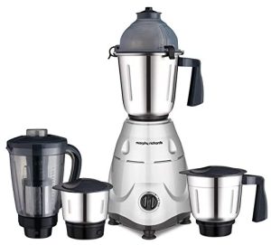 Morphy Richards Icon Superb 750W Mixer Grinder, 4 Jars, Silver and Black