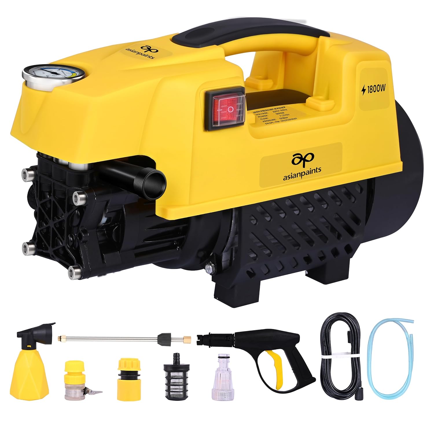 Top 10 Best High Pressure Washers In India 2025 | Best Jet Washers For Car Bike 9 Asian Paints Trucare High Pressure Washer 1800w