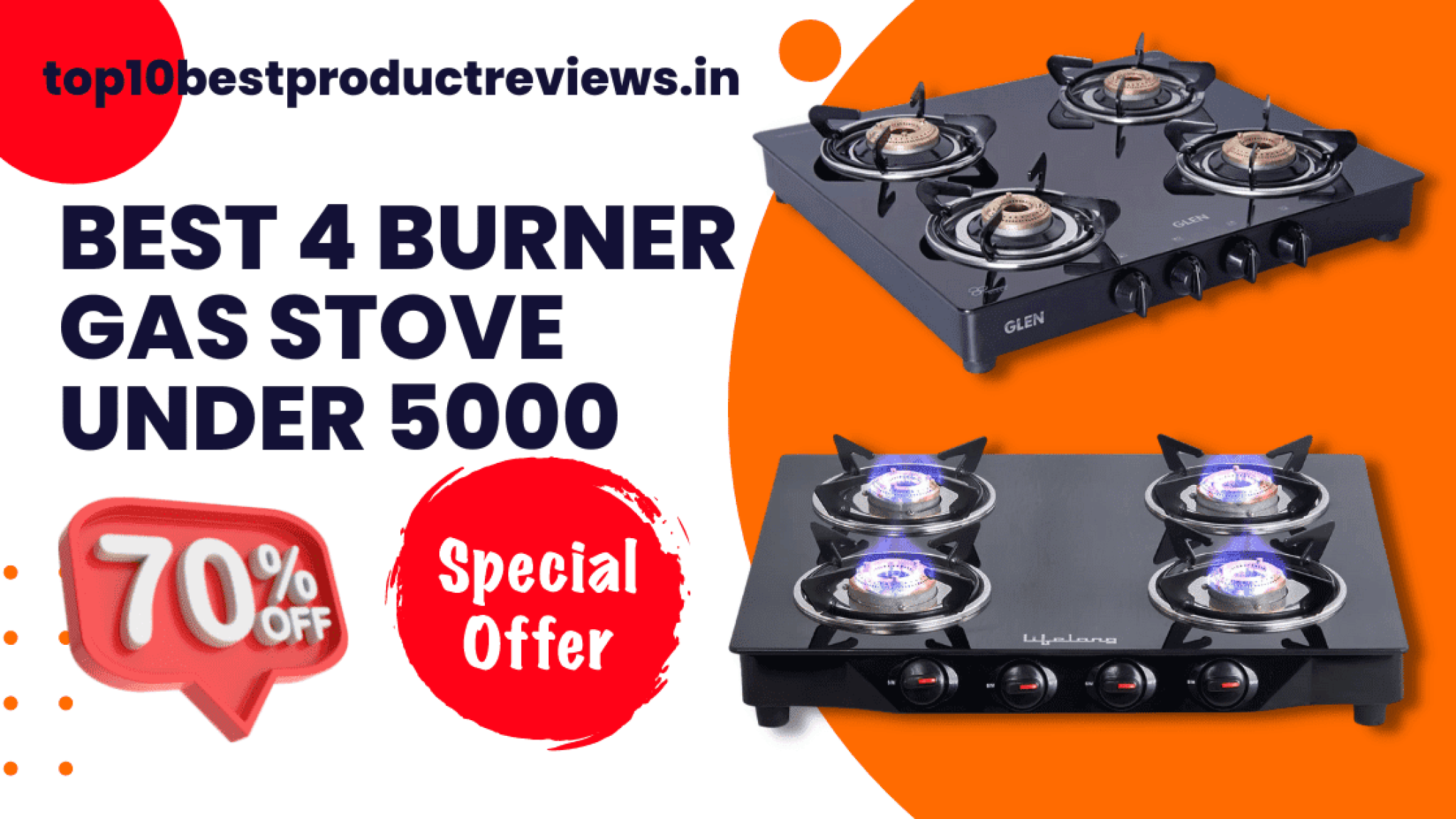 Top 10 Best 4 Burner Gas Stove in India Best 4 Burner Gas Stove Under