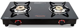 Top 10 Best 2 Burner Gas Stove in India Reviews 2 Butterfly Smart Glass Top 2 Burner Open Gas Stove