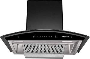 Faber 60 cm 1200 mhr Auto-Clean curved glass Kitchen Chimney