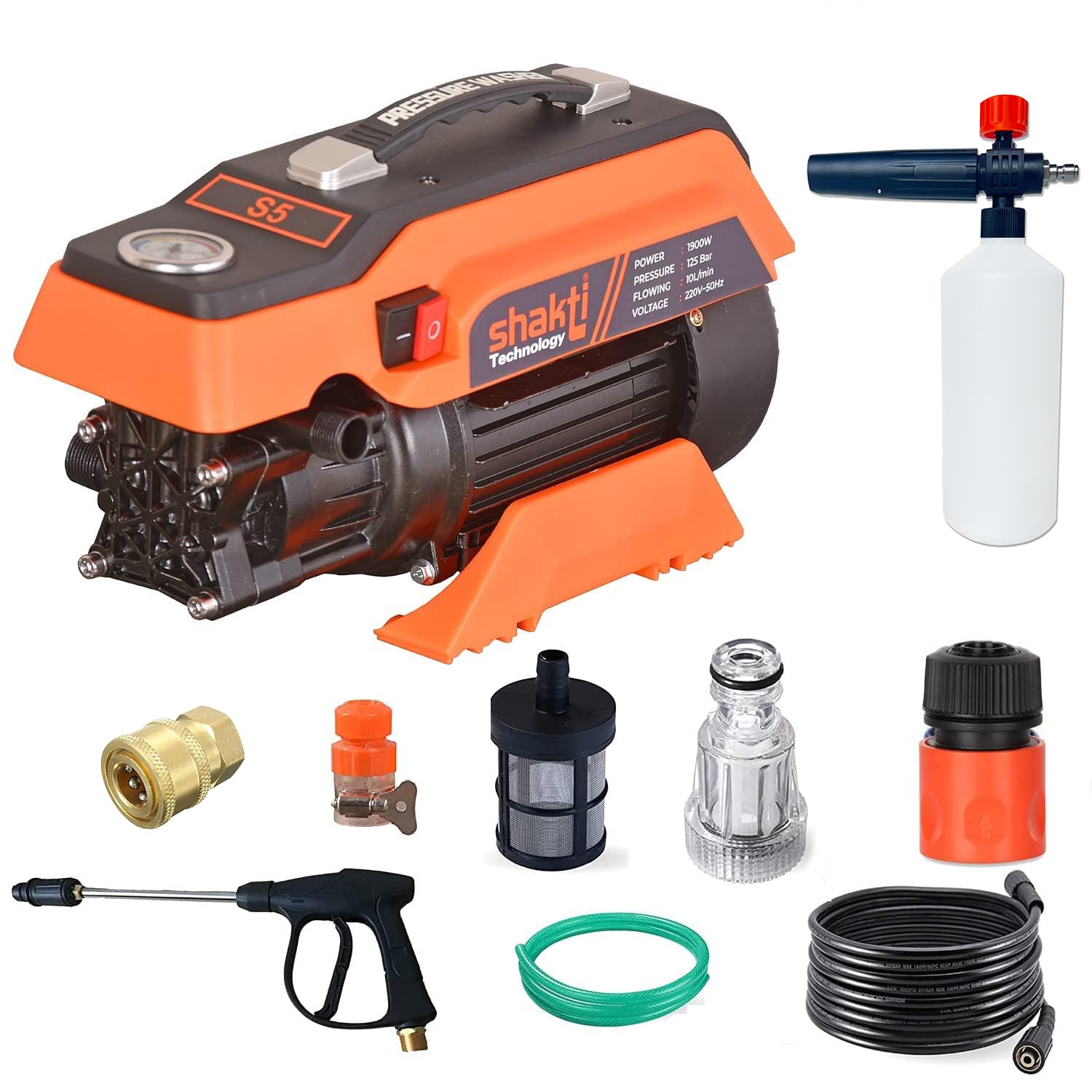 Top 10 Best High Pressure Washers In India 2025 | Best Jet Washers For Car Bike 5 Shakti Technology S5 High Pressure Car Washer Machine