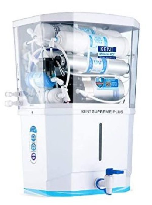 1. KENT Supreme Plus RO+UV+UF+TDS Control+UV in Tank Water Purifier 