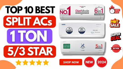Top 10 Best Window Air Conditioners In India 2024 | Popular Windows ACs On Summer Sale 18 Top 10 Best AC 1 Ton 5 Star | Best 1 Ton 5 Star and 3 Star ACs In India 2024